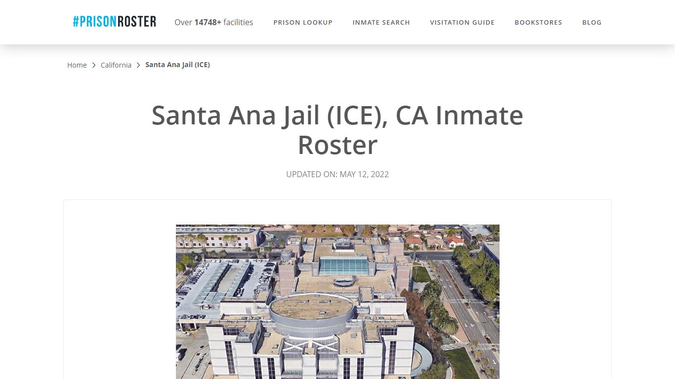Santa Ana Jail (ICE), CA Inmate Roster - Inmate Locator